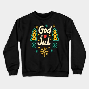 Hand drawn christmas wishes lettering Crewneck Sweatshirt